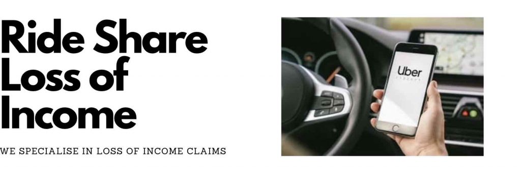 Ride-Share Vehicle Claims 1 Ride Share Loss Of Income Claims 1
